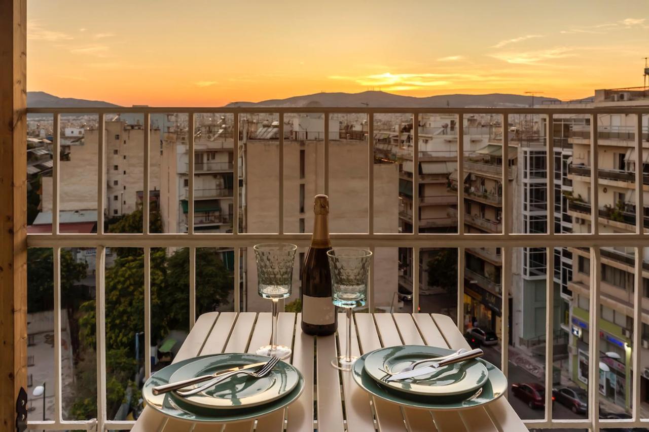 Blue And White Apartment Vipgreece Athen Exterior foto