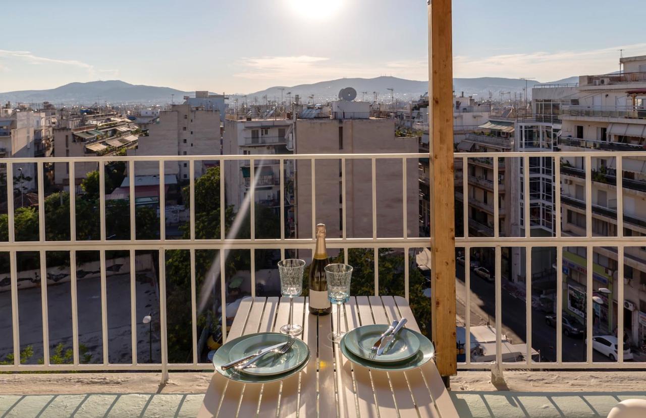 Blue And White Apartment Vipgreece Athen Exterior foto